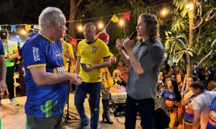 Veneziano fortalece a pr�-campanha recebendo o apoio � reelei��o do deputado estadual In�cio Falc�o
